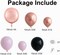 124Pcs Rose Gold Balloon Garland Arch Kit Black Pink and Rose Gold Balloons for Girls Women Birthday Party Wedding Bridal Shower Decorations Graduation Backdrop Decor